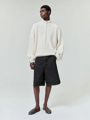 Zip-Up Sweater Long Sleeve