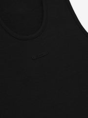 Womens Rib Knit Fitted Long Tank Dress