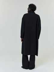 Wool Cashmere Highneck Coat