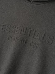 Embossed Essentials 90s Fit Hoodie