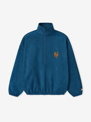 Mets Suede Fleece Modern Half Zip