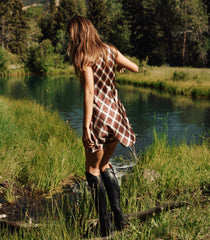 ALAMERE DRESS -- NORFOLK PLAID