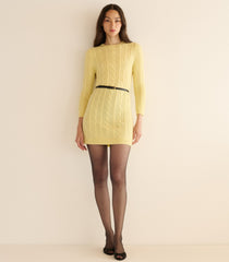 ROBE EN CACHEMIRE ALICE – BOUTON D'OR