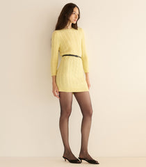 ROBE EN CACHEMIRE ALICE – BOUTON D'OR
