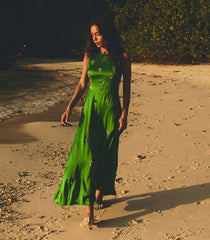 AMARI DRESS -- EMERALD