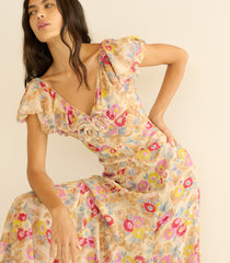 AMÉRELLE DRESS -- JARDIN DE CAMELIAS