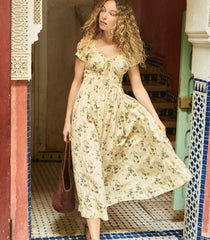 ASHLYNN DRESS -- SUNSHINE PRAIRIE ROSE