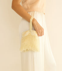 BALFOUR BEADED BAG -- CHAMPAGNE