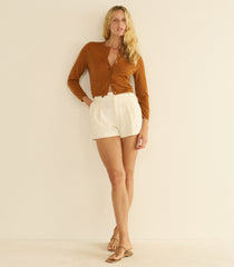 CASMIA CARDIGAN -- COCONUT