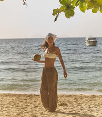 CECE BIKINI TOP -- POWDER