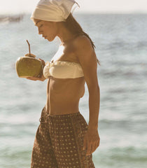 CECE BIKINI TOP -- POWDER