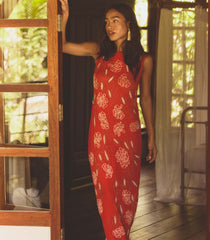 CHANDRA DRESS -- ORANGE CITRINE
