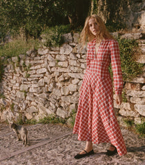 CHARLESTON DRESS -- ALSACE PLAID