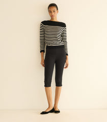 CLAIRMONT SWEATER -- MARCEAU STRIPE