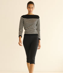 CLAIRMONT SWEATER -- MARCEAU STRIPE