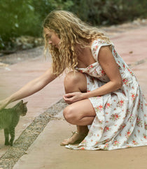 CLEA DRESS -- ROSE PETIT BOUQUET DE CHAMONIX