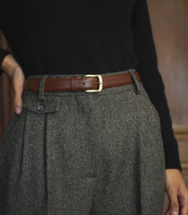 COLT BELT -- MARRONE BOX CALF