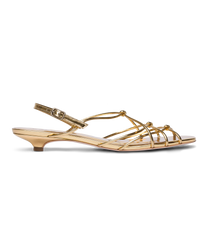 COMPORTA SANDAL -- BRASS FOIL LEATHER