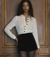 COSETTE CARDIGAN -- IVORY