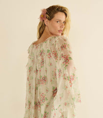 DANI BARRETTE -- APRICOT ORGANZA