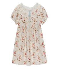 DAPHNE DRESS -- BLANC PRAIRIE ROSE