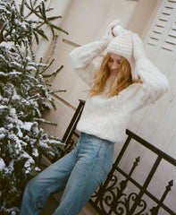 DENEIGE HAT -- IVORY