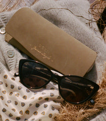 DÔEN BY GARRETT LEIGHT DOYENNE SUNGLASSES -- BLACK