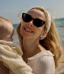 DÔEN BY GARRETT LEIGHT DOYENNE SUNGLASSES -- BLACK