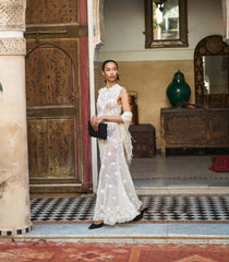 EVANGELINE DRESS -- PEARL