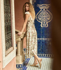 FIONA DRESS -- CERISE ET FLEUR
