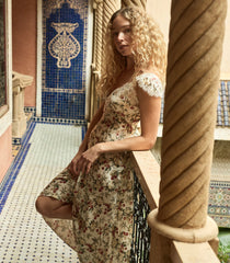 FIONA DRESS -- CERISE ET FLEUR