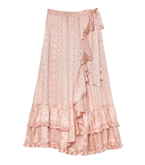 FIORENZA SKIRT -- PEACH SORBET