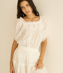 FRANCES TOP -- SALT LACE