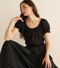 FREDERICA TOP -- BLACK
