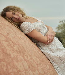 GEORGIANA DRESS -- SALT