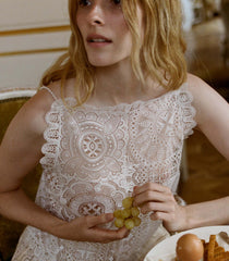 HANDKERCHIEF ANNIVERSARY TOP -- SALT