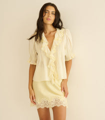 HENRI TOP -- CREME CITRON