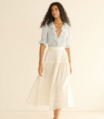 HENRI TOP -- ALICE BLUE