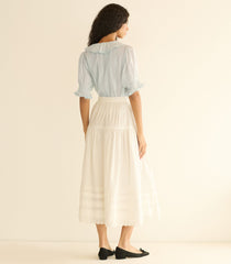 HENRI TOP -- ALICE BLUE