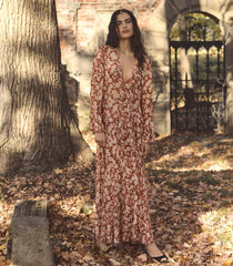 IMELDA DRESS -- ROUGE AMBRIDGE ROSE