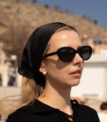DÔEN BY GARRETT LEIGHT INGÉNUE SUNGLASSES -- BLACK