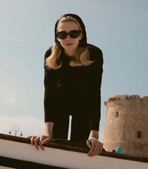 DÔEN BY GARRETT LEIGHT INGÉNUE SUNGLASSES -- BLACK