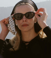 DÔEN BY GARRETT LEIGHT INGÉNUE SUNGLASSES -- BLACK