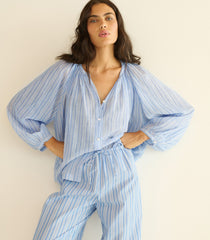 JONIE TOP -- SALERNO STRIPE