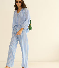 JONIE TOP -- SALERNO STRIPE