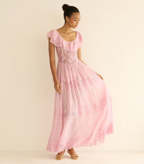 JOYELLE DRESS -- PINK HYDRANGEA