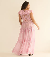 JOYELLE DRESS -- PINK HYDRANGEA