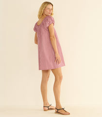 JULIA DRESS -- MULBERRY LA MADDALENA GINGHAM
