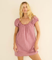 JULIA DRESS -- MULBERRY LA MADDALENA GINGHAM