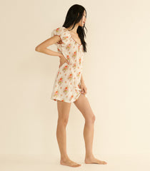 JULIA DRESS -- ROSE PETIT BOUQUET DE CHAMONIX